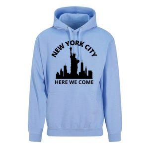 New York City Here We Come Vacation Road Trip Meaningful Gift Unisex Surf Hoodie