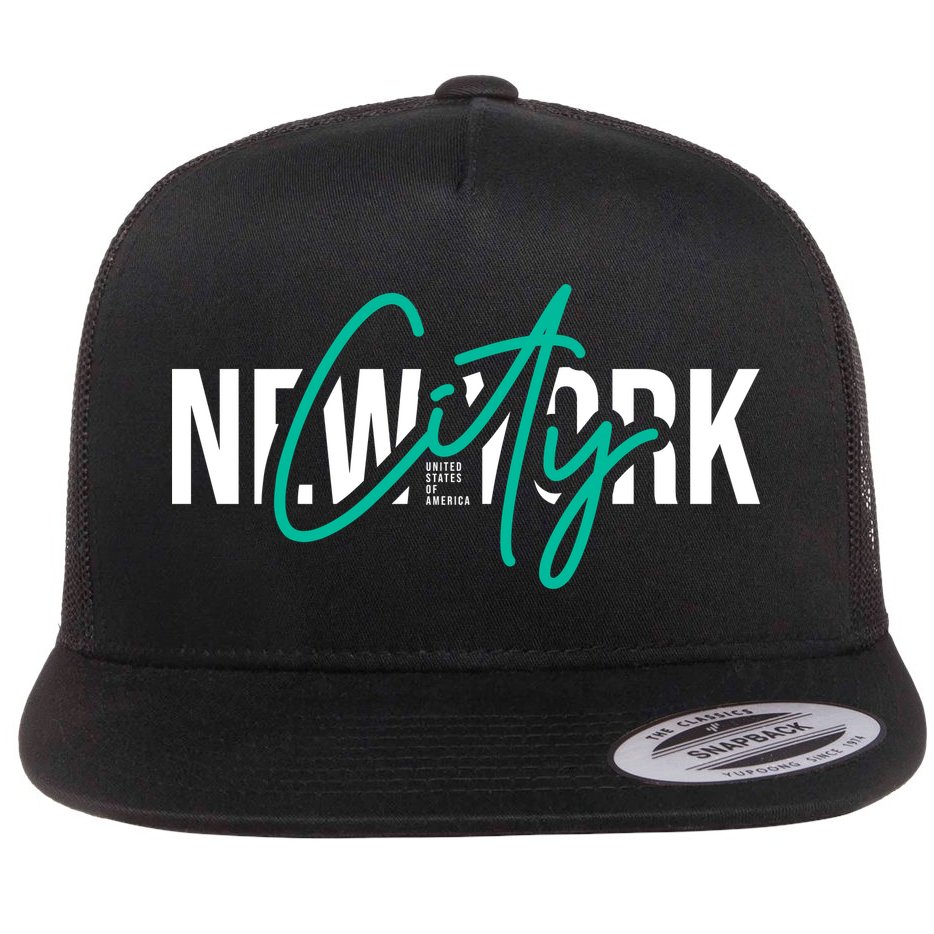 New York City Flat Bill Trucker Hat