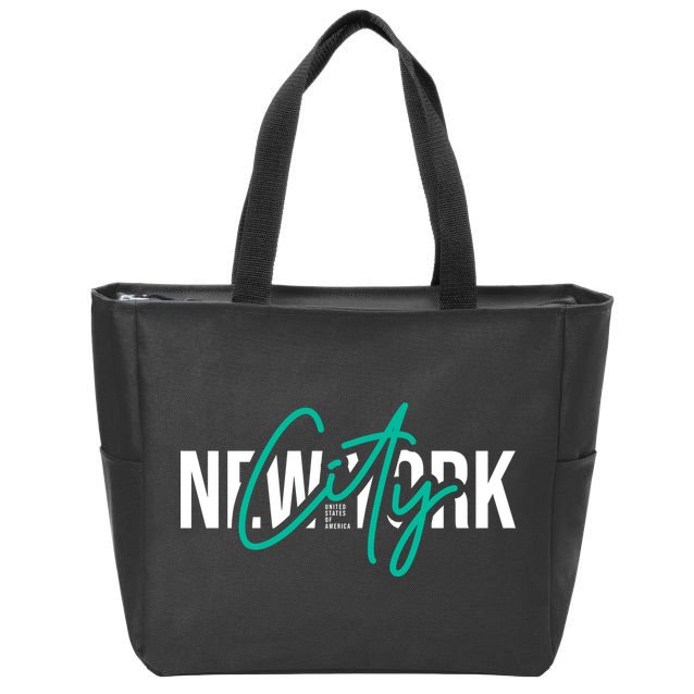 New York City Zip Tote Bag