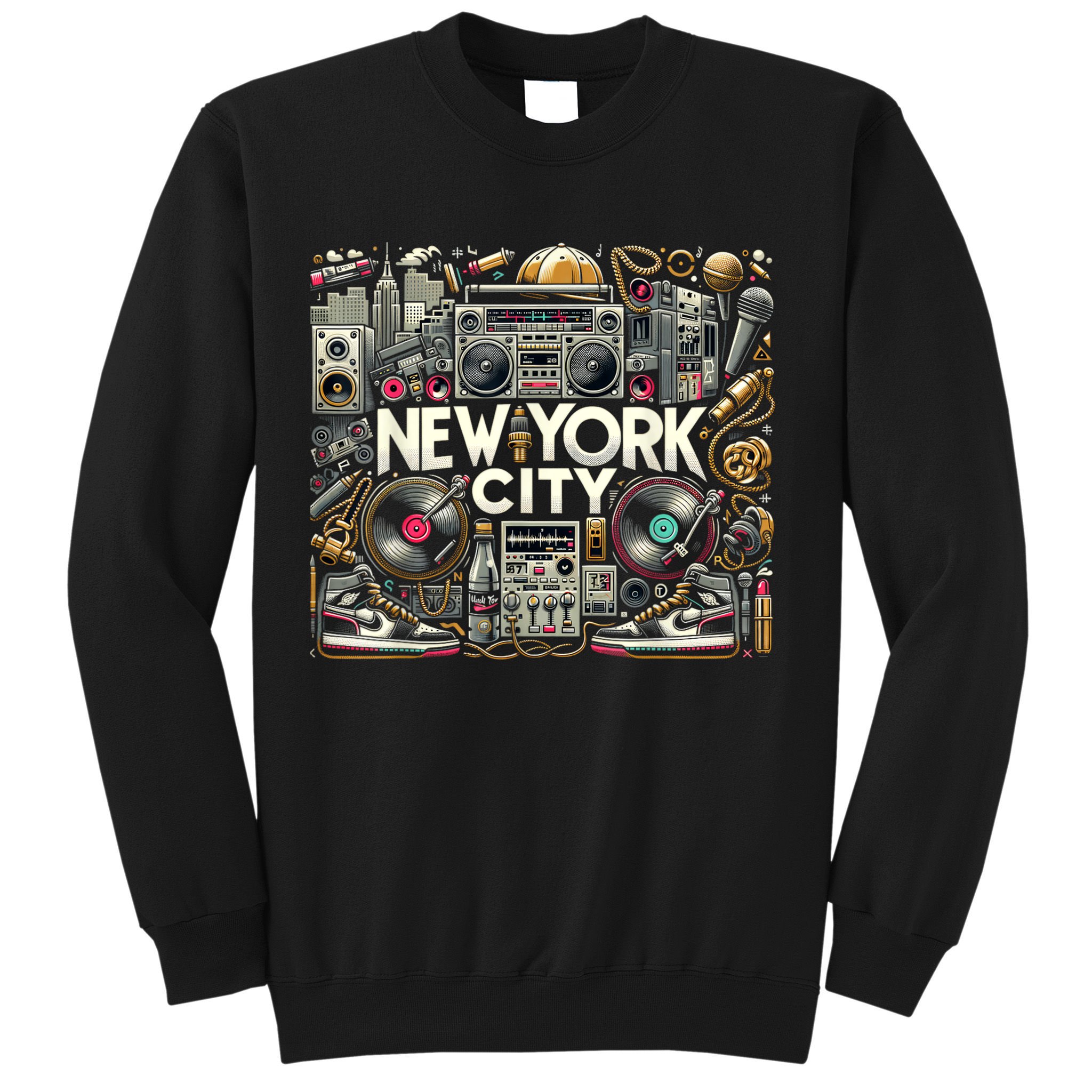 New York City Hip Hop | Women (Xs 6xl+) | Graphic Sweatshirt