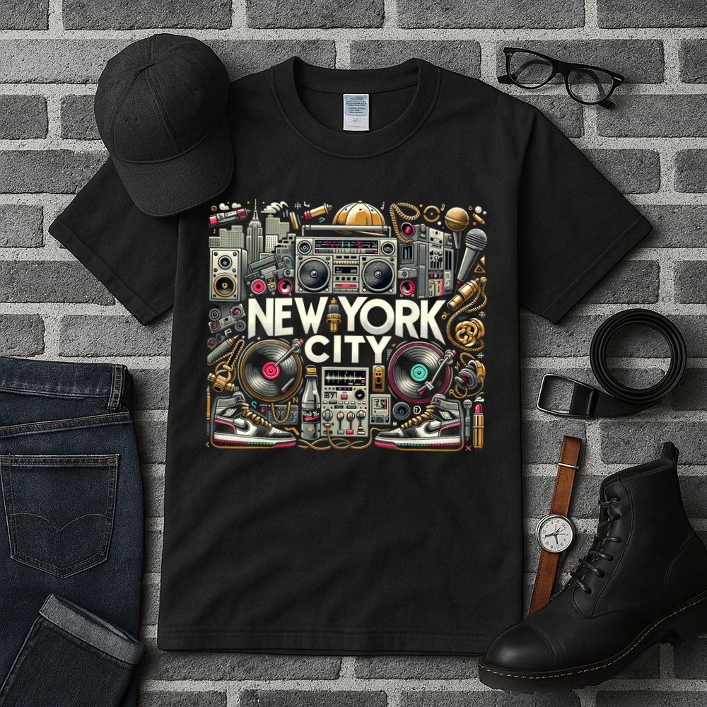New York City Hip Hop | Women (Xs 6xl+) | Graphic Tall T-Shirt