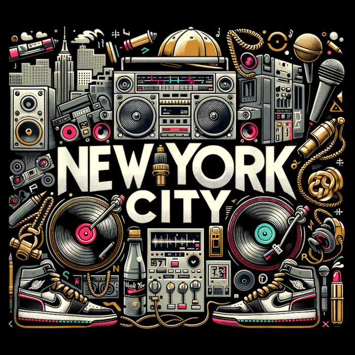 New York City Hip Hop | Women (Xs 6xl+) | Graphic Tall T-Shirt