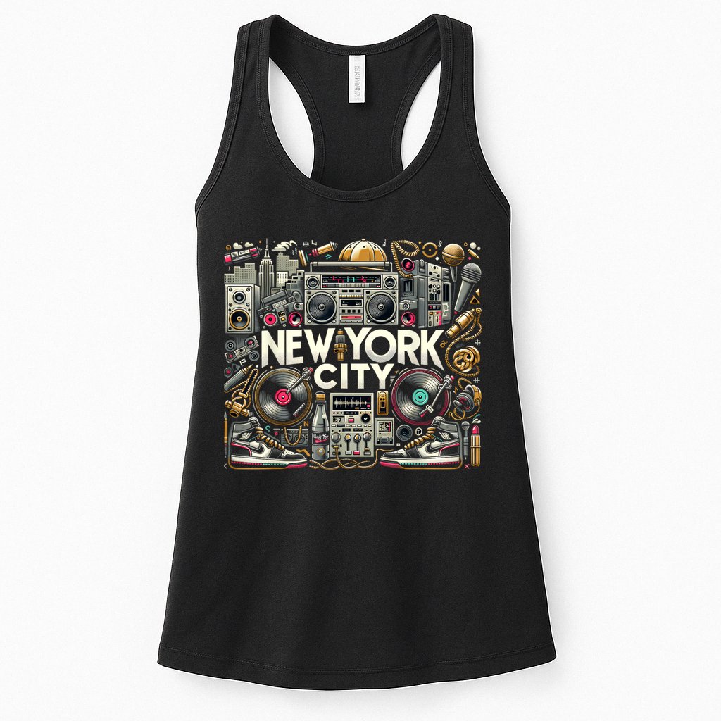 New York City Hip Hop | Women (Xs 6xl+) | Graphic Womens Tank Top