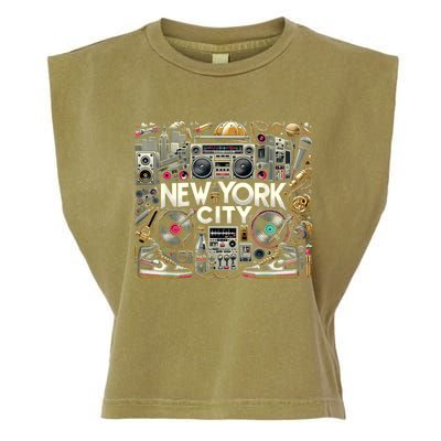 New York City Hip Hop | Women (Xs 6xl+) | Graphic Garment-Dyed Women's Muscle Tee