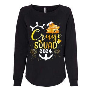 New Year Cruise Squad 2024 NYE Party Family Vacation Trip Womens California Wash Sweatshirt