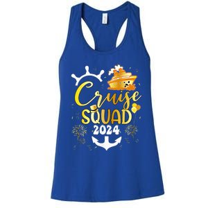 New Year Cruise Squad 2024 NYE Party Family Vacation Trip Women's Racerback Tank