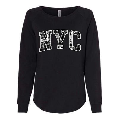 New York City Gift Big Apple Nyc Gift Funny Gift Womens California Wash Sweatshirt