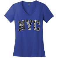 New York City Gift Big Apple Nyc Gift Funny Gift Women's V-Neck T-Shirt