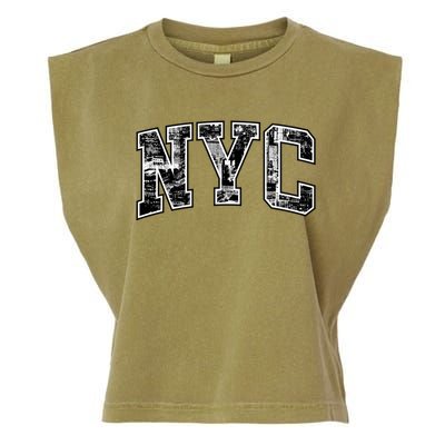 New York City Gift Big Apple Nyc Gift Funny Gift Garment-Dyed Women's Muscle Tee