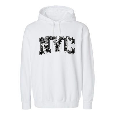 New York City Gift Big Apple Nyc Gift Funny Gift Garment-Dyed Fleece Hoodie