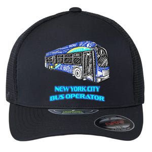 New York City Bus Operator Flexfit Unipanel Trucker Cap