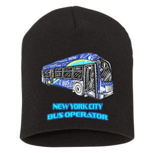 New York City Bus Operator Short Acrylic Beanie