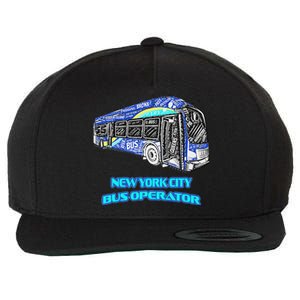 New York City Bus Operator Wool Snapback Cap