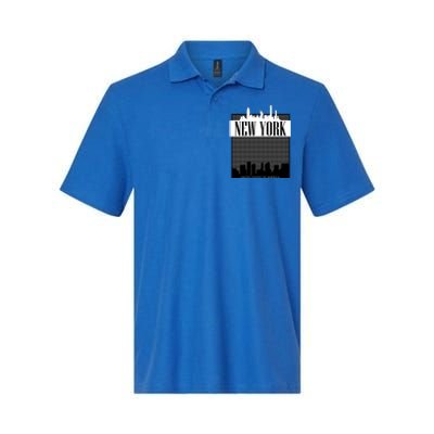 New York City Outfit Fashion Illustration Graphic Skyline Meaningful Gift Softstyle Adult Sport Polo