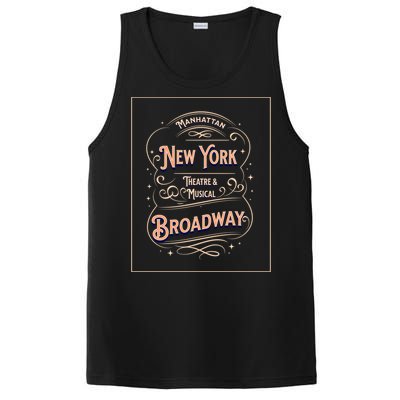 New York City Broadway Nyc Musical Theater Tourist City Gift PosiCharge Competitor Tank