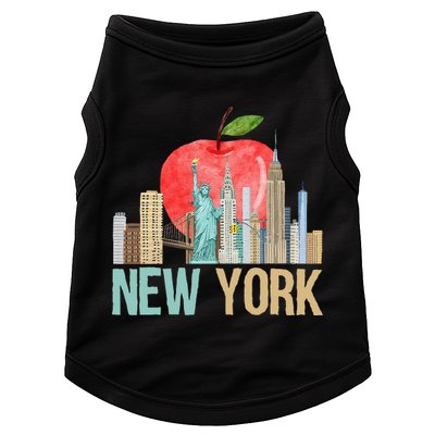 New York City NYC Iconic Skyline Big Apple Gift Souvenir Doggie Tank