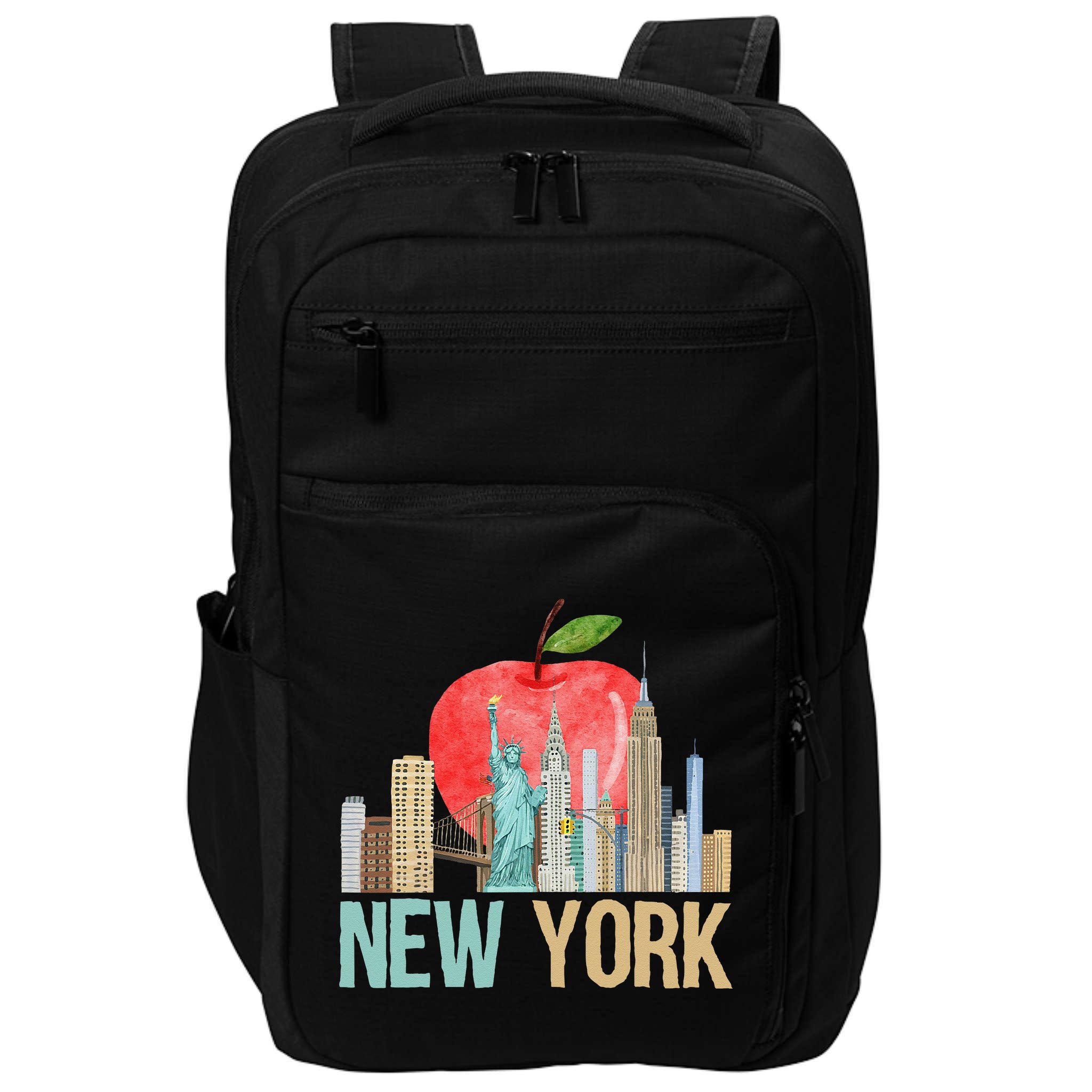 New York City NYC Iconic Skyline Big Apple Gift Souvenir Impact Tech Backpack