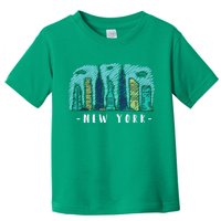 New York Cartoon Style Illustration Toddler T-Shirt