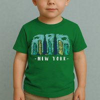 New York Cartoon Style Illustration Toddler T-Shirt
