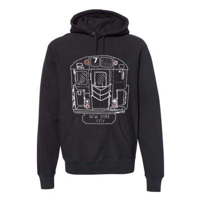 New York City S.U.B.W.A.Y Manhattan Queens Premium Hoodie