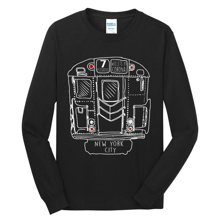 New York City S.U.B.W.A.Y Manhattan Queens Tall Long Sleeve T-Shirt