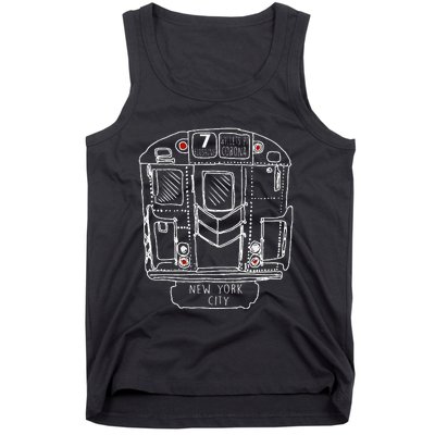 New York City S.U.B.W.A.Y Manhattan Queens Tank Top