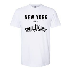 New York City Skyline Softstyle CVC T-Shirt