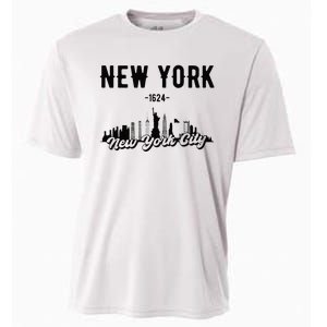 New York City Skyline Cooling Performance Crew T-Shirt