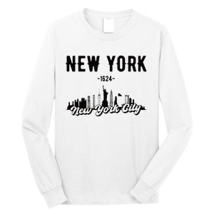 New York City Skyline Long Sleeve Shirt