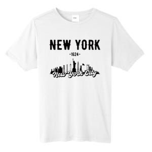 New York City Skyline Tall Fusion ChromaSoft Performance T-Shirt