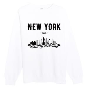 New York City Skyline Premium Crewneck Sweatshirt