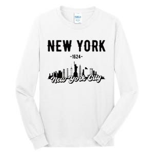 New York City Skyline Tall Long Sleeve T-Shirt