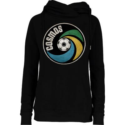 New York Cosmos Soccer Womens Funnel Neck Pullover Hood