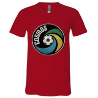 New York Cosmos Soccer V-Neck T-Shirt