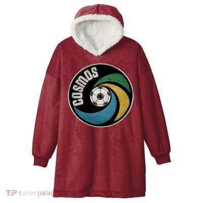 New York Cosmos Soccer Hooded Wearable Blanket