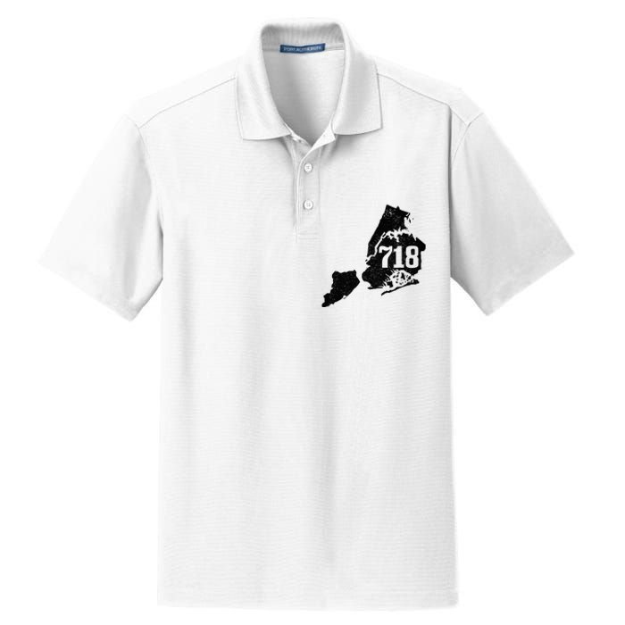 New York City 718 Area Code Queens Ny Nyc Map Pride Vintage Dry Zone Grid Polo