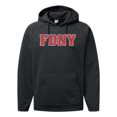 New York City Fdny Logo Performance Fleece Hoodie