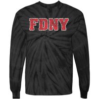 New York City Fdny Logo Tie-Dye Long Sleeve Shirt