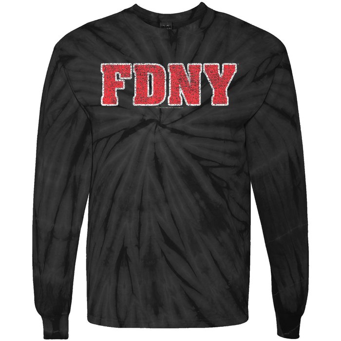 New York City Fdny Logo Tie-Dye Long Sleeve Shirt