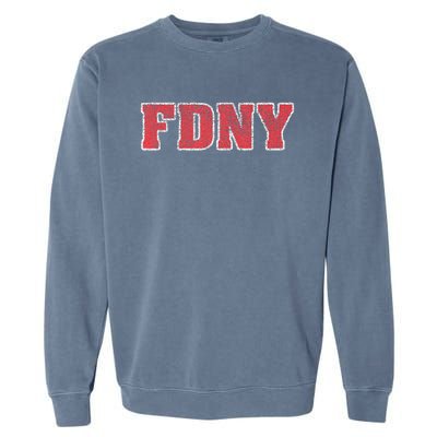 New York City Fdny Logo Garment-Dyed Sweatshirt