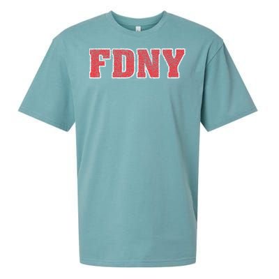 New York City Fdny Logo Sueded Cloud Jersey T-Shirt