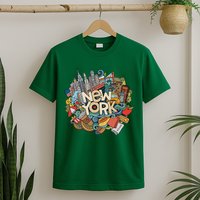 New York City Nyc Iconic Skyline Big Apple Gift Souvenir T-Shirt