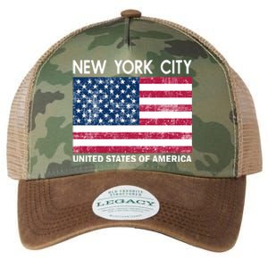 New York City United States Of America Legacy Tie Dye Trucker Hat