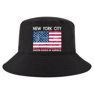 New York City United States Of America Cool Comfort Performance Bucket Hat