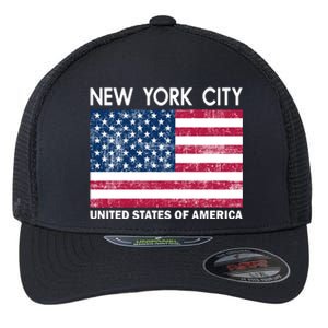 New York City United States Of America Flexfit Unipanel Trucker Cap