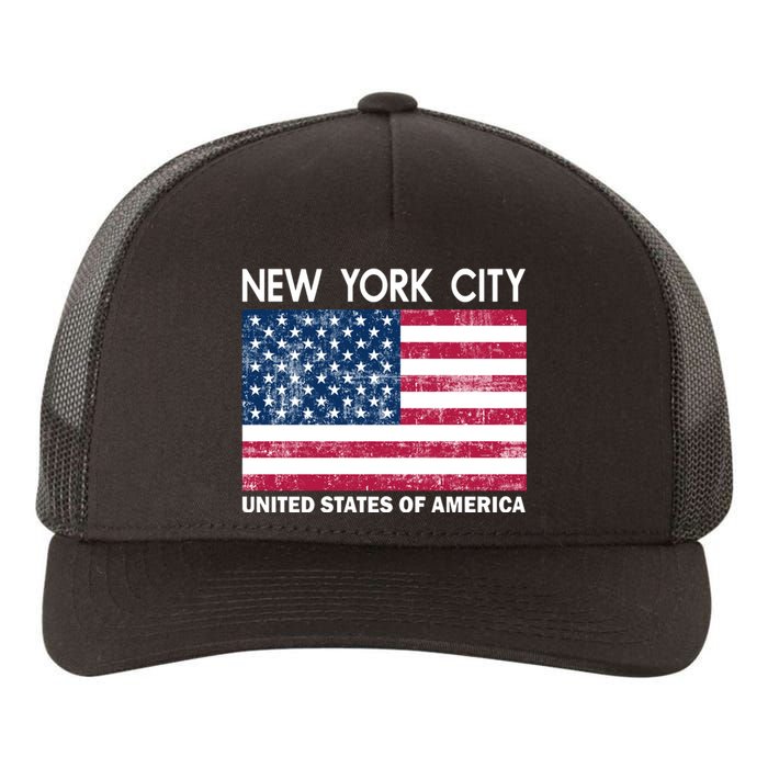 New York City United States Of America Yupoong Adult 5-Panel Trucker Hat