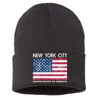 New York City United States Of America Sustainable Knit Beanie