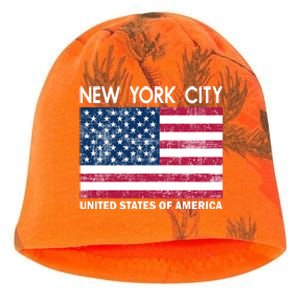 New York City United States Of America Kati - Camo Knit Beanie