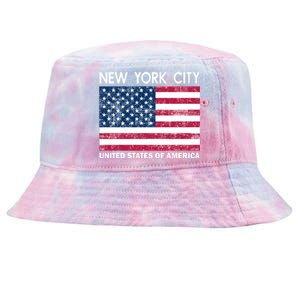 New York City United States Of America Tie-Dyed Bucket Hat