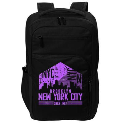 New York City Born In Brooklyn 1987 Impact Tech Backpack